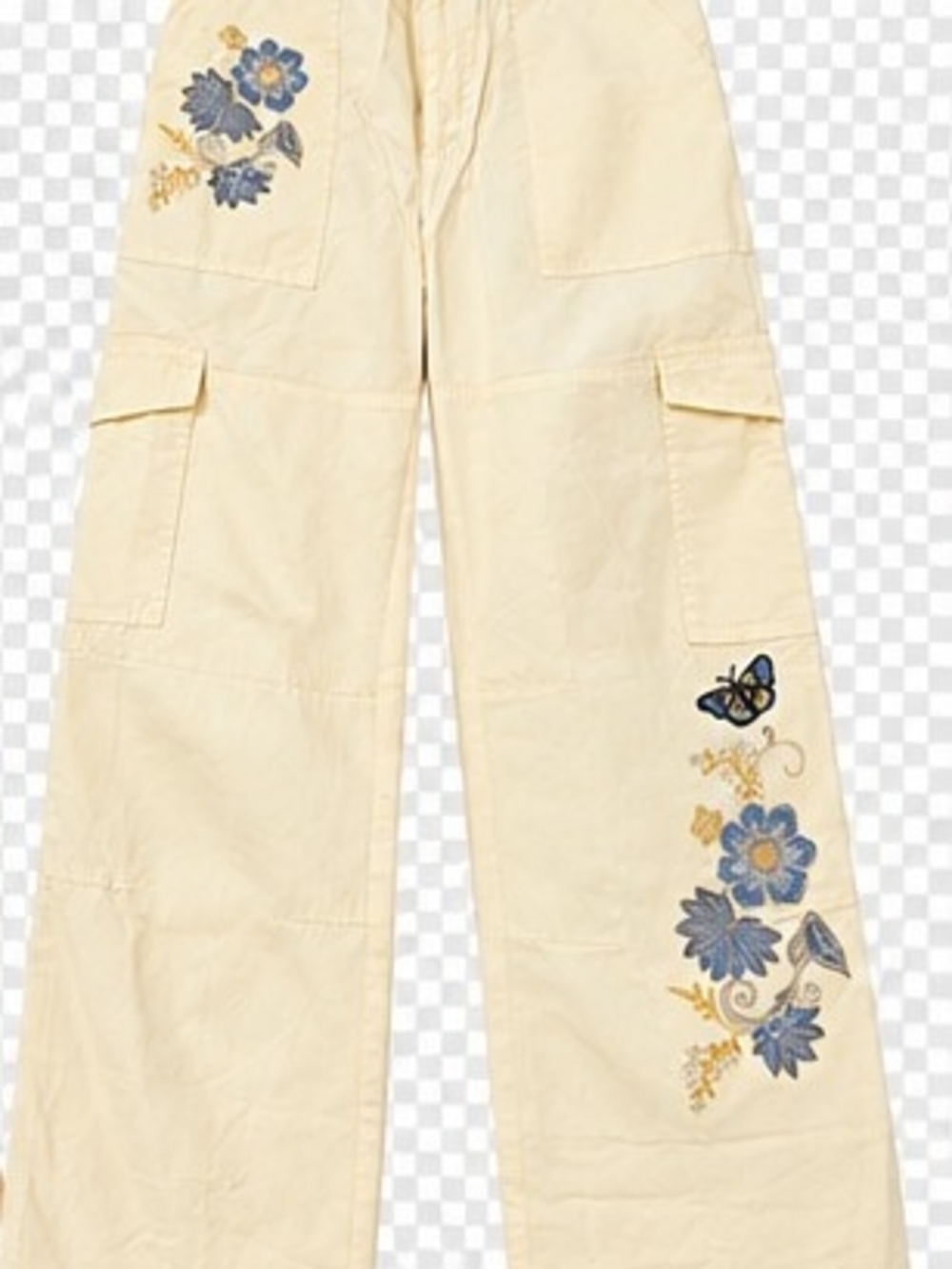 Sundance Starling Embroidered Pants, Color Stone